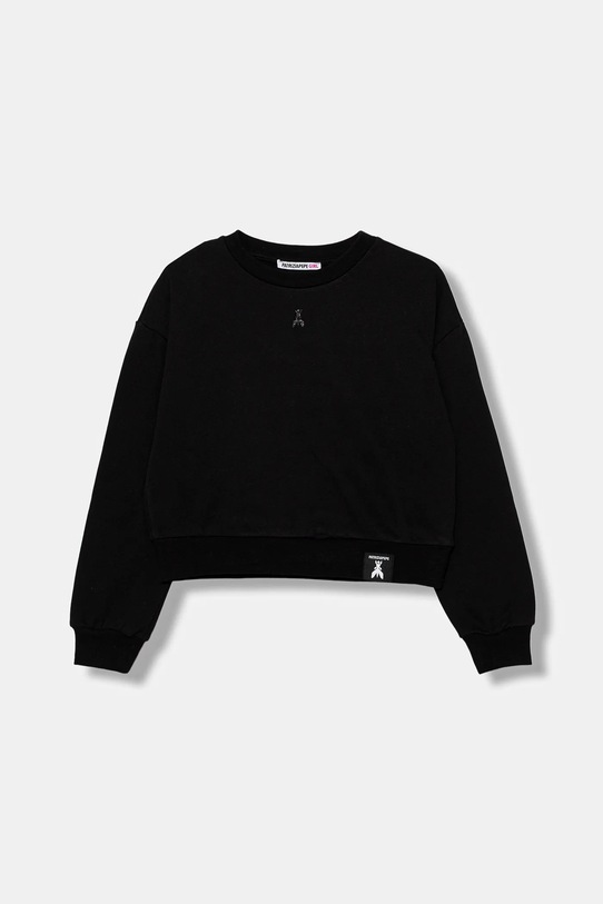 Детская хлопковая кофта Patrizia Pepe J315 хлопок чёрный 7M0932