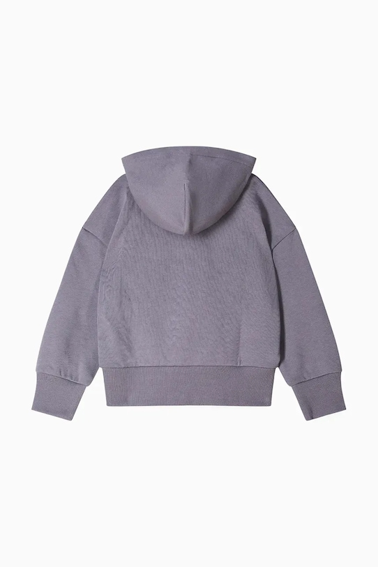 Dziewczynka Patrizia Pepe bluza bawełniana dziecięca J316 7M0934 szary