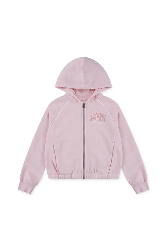 Levi's bluza dziecięca MEET AND GREET FULL ZIP HO pozostałe różowy 1EN479