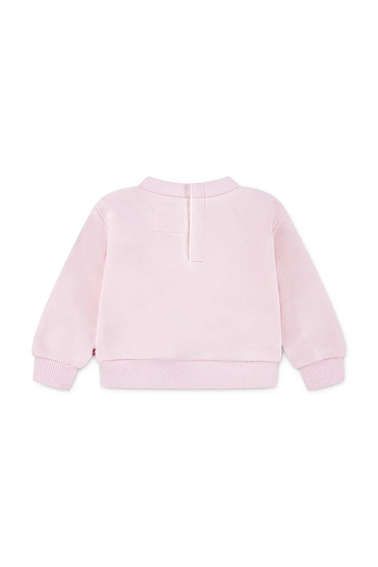 Μπλούζα μωρού Levi's PETER PAN COLLAR CREW NECK 1EN575 ροζ AW25