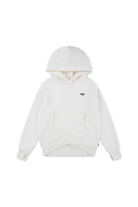 Detská mikina Levi's BATWING PATCH HOODIE bavlna béžová 3EN447