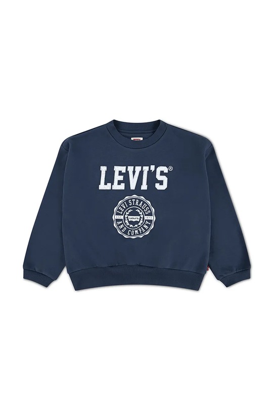 Otroški pulover Levi's COLLEGIATE CREW Brez kapuce mornarsko modra 3EN514