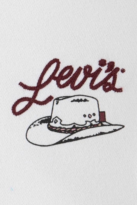 Παιδική μπλούζα Levi's MEET AND GREET WESTERN HOO μπεζ 3EN658