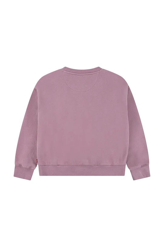 Levi's bluza dziecięca ROSE FRONT TUCK CREW 3EP015 różowy AW25