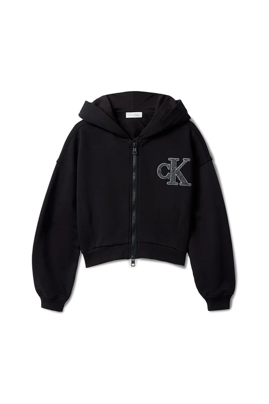 Calvin Klein Jeans bluza bawełniana dziecięca IG0IG03017.128.170.9BYA czarny AW25