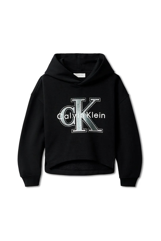 Детская кофта с хлопком Calvin Klein Jeans IG0IG03018.9BYA чёрный AW25