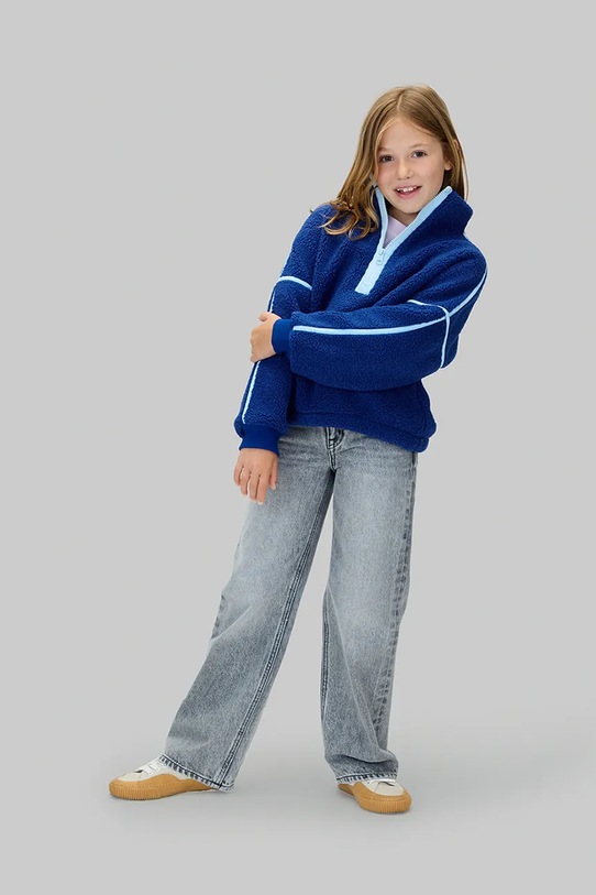 Calvin Klein Jeans bluză copii bleumarin IG0IG03019.9BYA