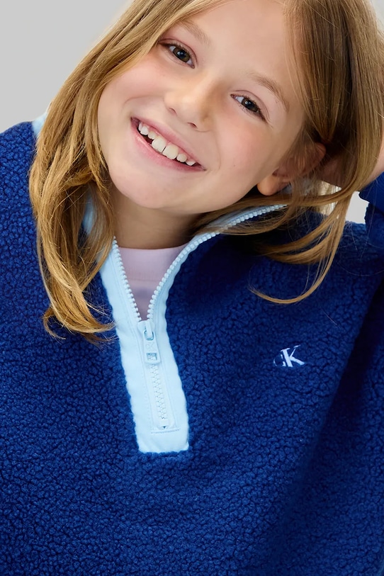 Calvin Klein Jeans bluză copii IG0IG03019.9BYA bleumarin