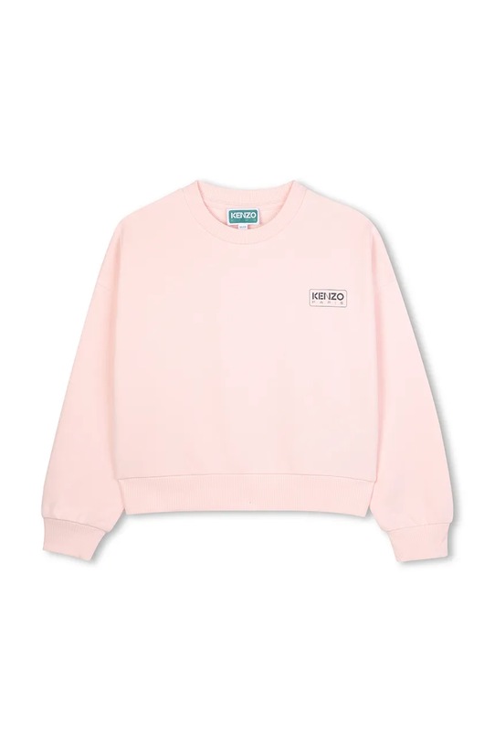 Παιδική βαμβακερή μπλούζα Kenzo Kids στάμπα ροζ K61369.86.108