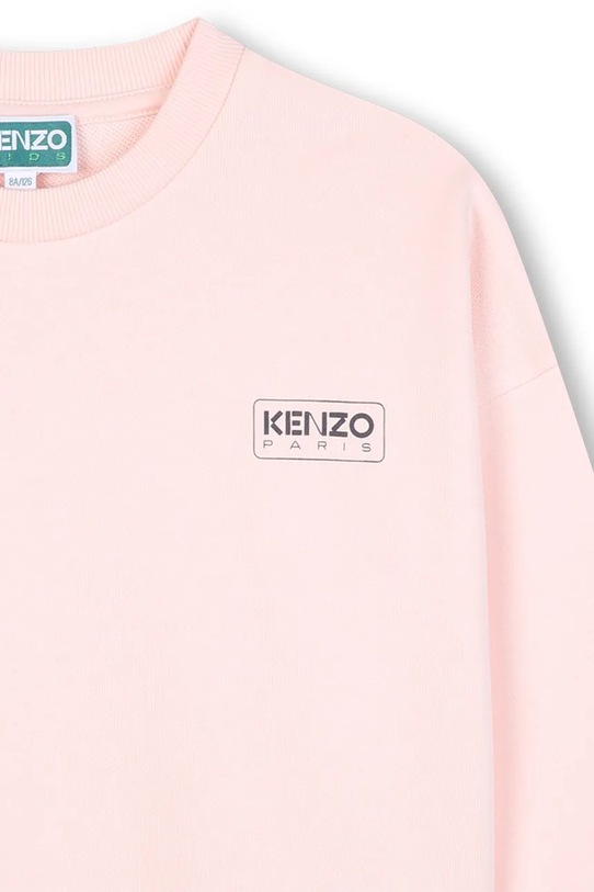 Κοριτσίστικα Παιδική βαμβακερή μπλούζα Kenzo Kids K61369.86.108 ροζ