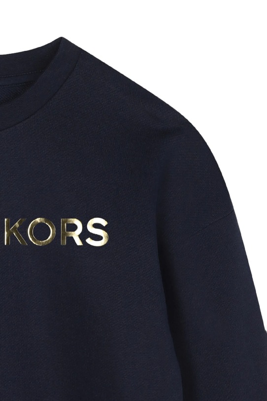 Dziewczynka Michael Kors bluza bawełniana dziecięca R30469.156 granatowy
