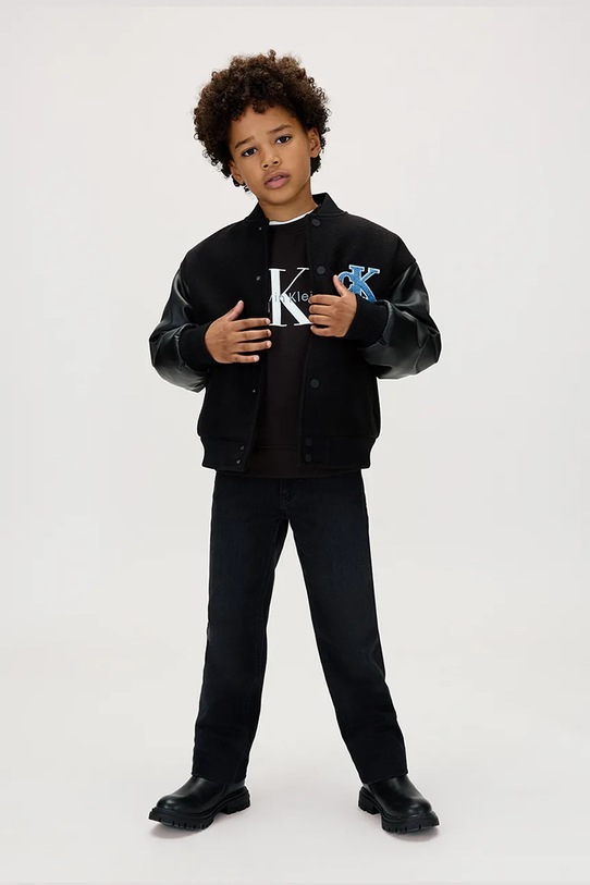 Dječja pamučna dukserica Calvin Klein Jeans IU0IU00714.9BYA