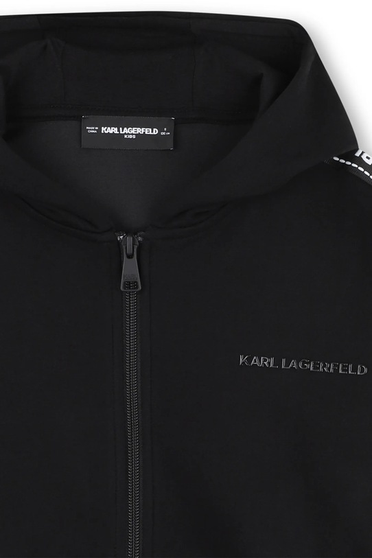 Παιδική μπλούζα Karl Lagerfeld μαύρο Z30609.114.150