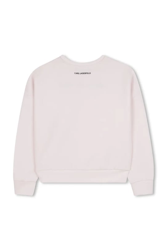 Dziewczynka Karl Lagerfeld bluza dziecięca Z30610.86.108 różowy
