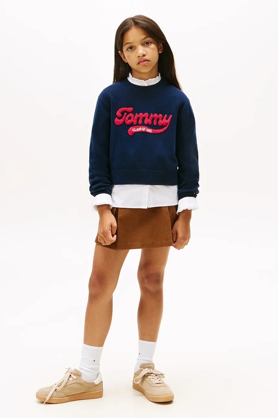 Tommy Hilfiger bluză copii bleumarin KG0KG08842.9BYA