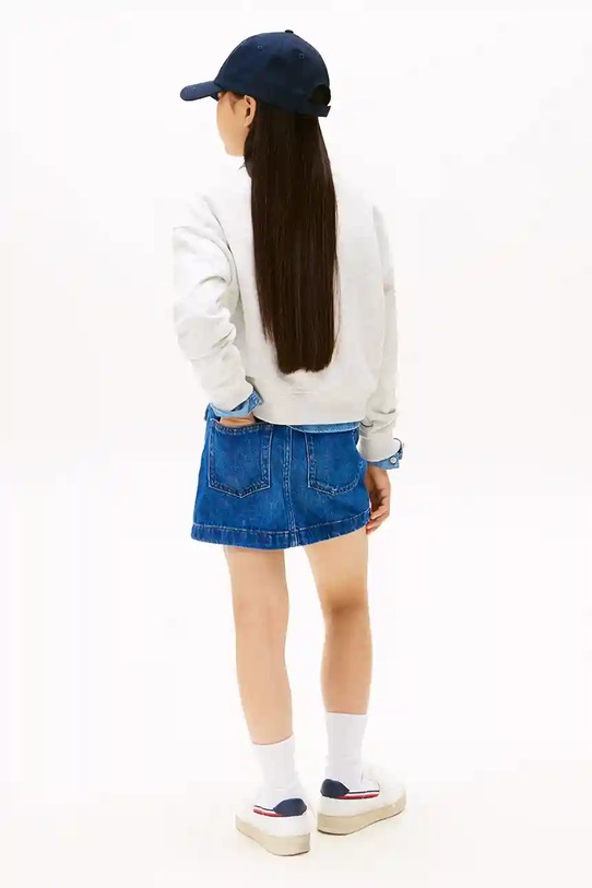 Дитяча кофта Tommy Hilfiger KG0KG08779.116.122.9BYA сірий
