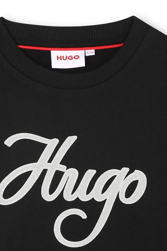 Παιδική μπλούζα HUGO μαύρο G00498.114.150