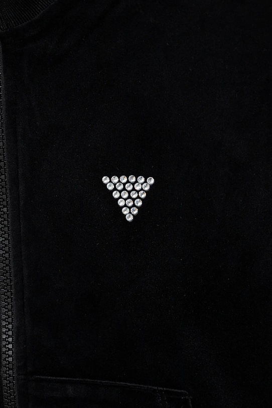 Fete Guess hanorac din velur pentru copii J4RQ22.K0232.9BYA negru