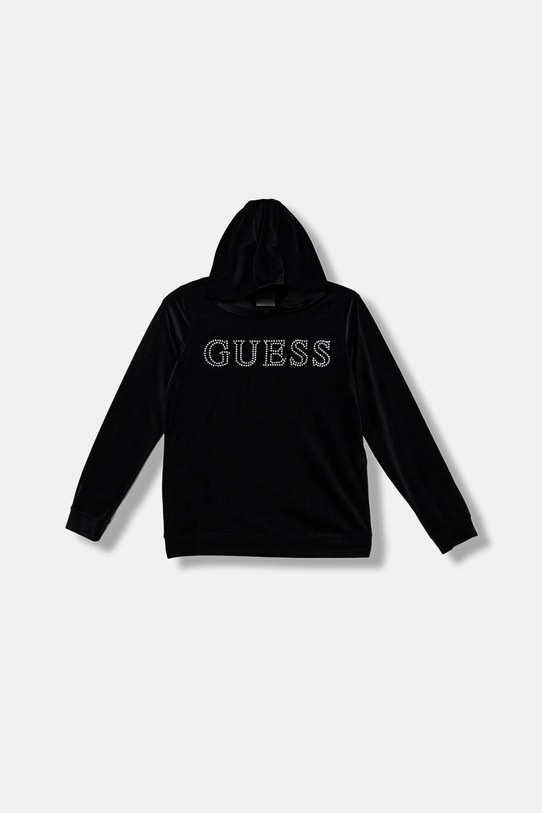 Guess bluza dziecięca z elastanem czarny J4YQ27.K0232.9BYA
