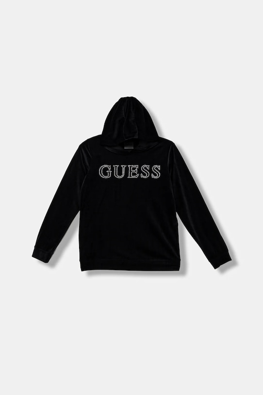 Παιδική μπλούζα Guess με κουκούλα μαύρο J4YQ27.K0232.9BYA