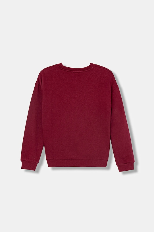 Guess bluza bawełniana dziecięca J5BQ00.KAV34.9BYA bordowy AW25