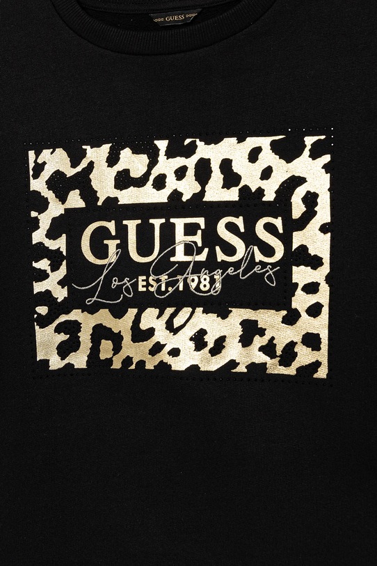 Dziewczynka Guess bluza bawełniana dziecięca J5BQ00.KAV34.9BYA czarny