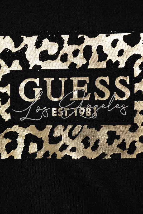 Dziewczynka Guess bluza bawełniana dziecięca J5BQ00.KAV34.9BYA czarny