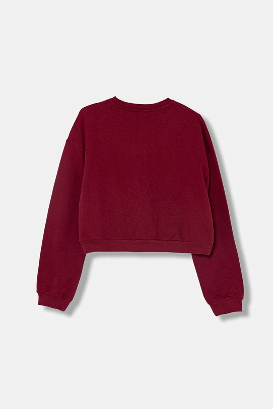 Guess bluza bawełniana dziecięca J5BQ05.KAV34.9BYA bordowy AW25