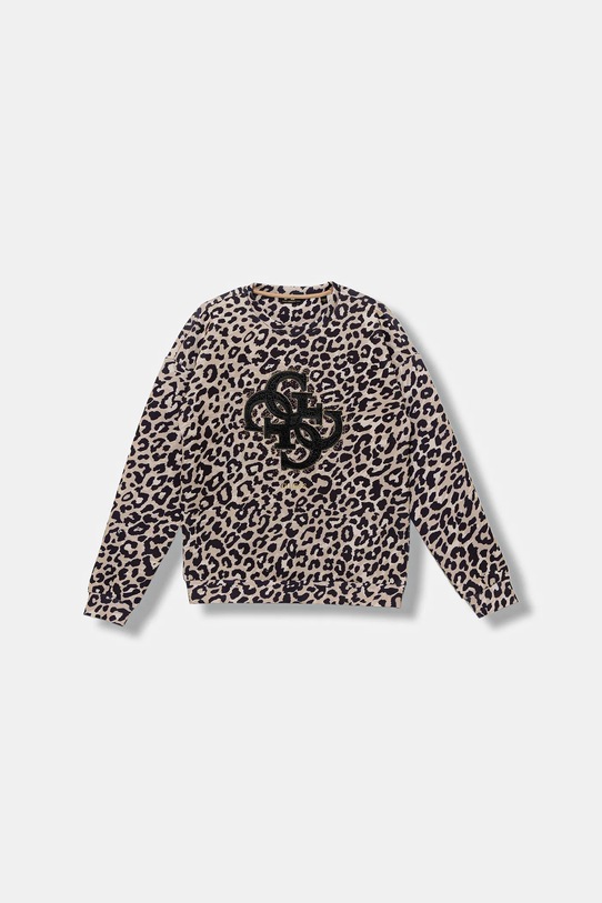 Guess bluza dziecięca wzorzyste beżowy J5BQ06.KAZQ2.9BYA