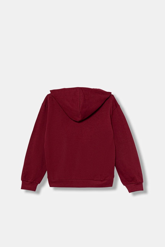 Guess bluza bawełniana dziecięca J5BQ26.KAD74.9BYA bordowy AW25