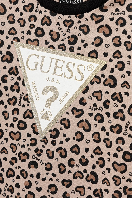 Κοριτσίστικα Παιδική βαμβακερή μπλούζα Guess K5BQ03.KAD74.9BYA μπεζ