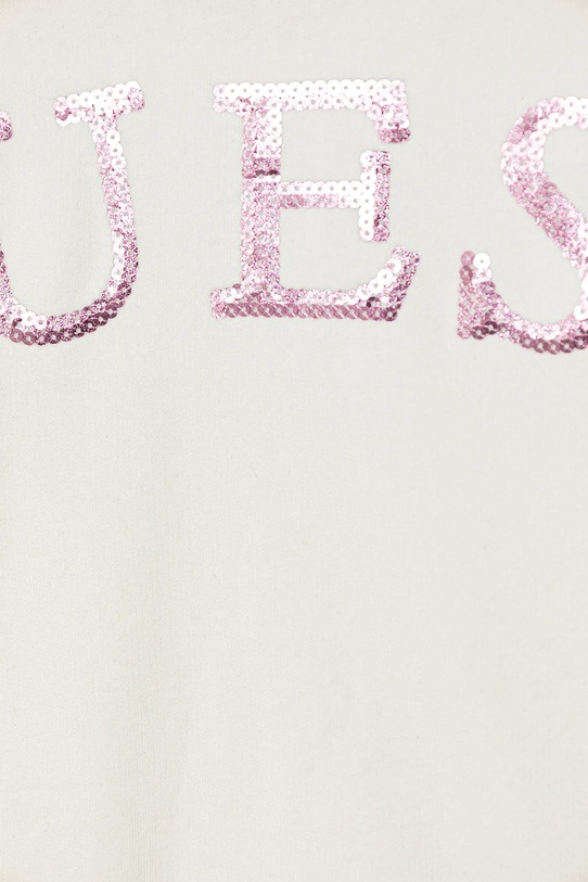 Dziewczynka Guess bluza bawełniana dziecięca K5BQ04.KAD74.9BYA beżowy