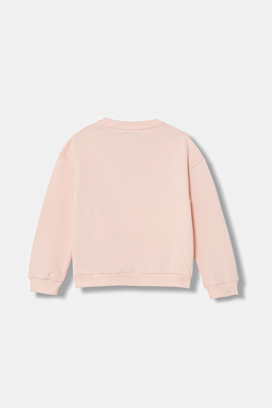 Guess bluza bawełniana dziecięca K5BQ04.KAD74.9BYA różowy AW25