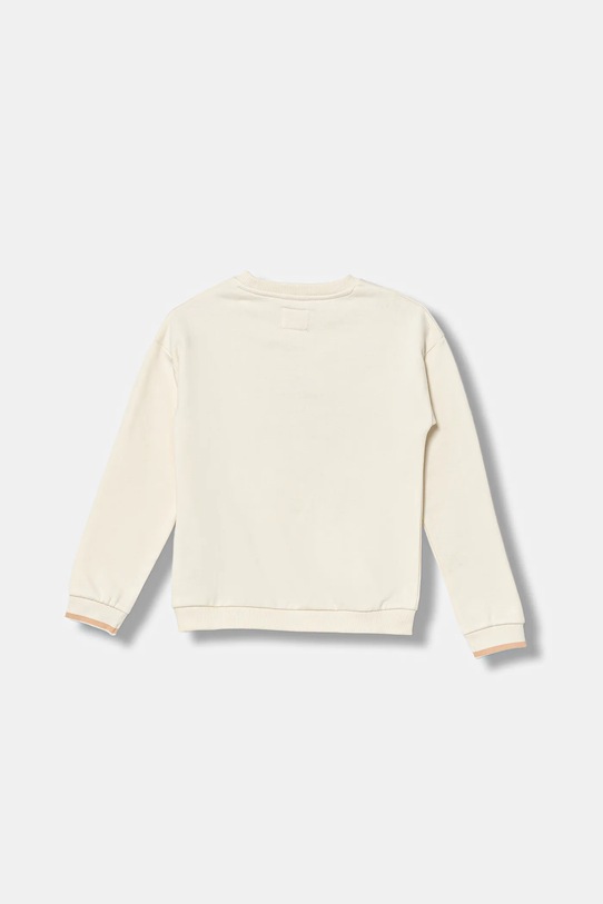 Guess bluza bawełniana dziecięca K5BQ05.KAV34.9BYA beżowy AW25