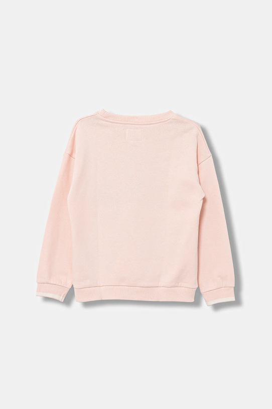 Guess bluza bawełniana dziecięca K5BQ05.KAV34.9BYA różowy AW25