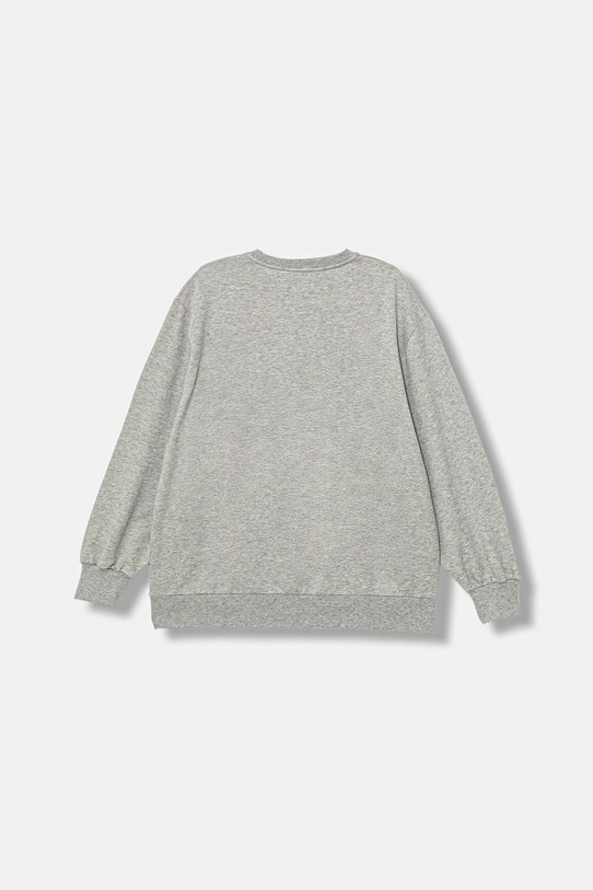 Детски памучен суичър Elisabetta Franchi EFFE151.0.FF002 сив AW25