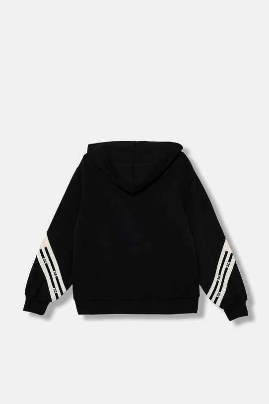 Dětská bavlněná mikina Elisabetta Franchi EFFE154.0.FF002 černá AW25