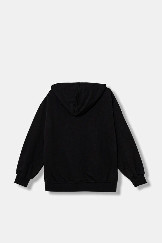 Elisabetta Franchi hanorac de bumbac pentru copii EFFE156.0.FF002 negru AW25
