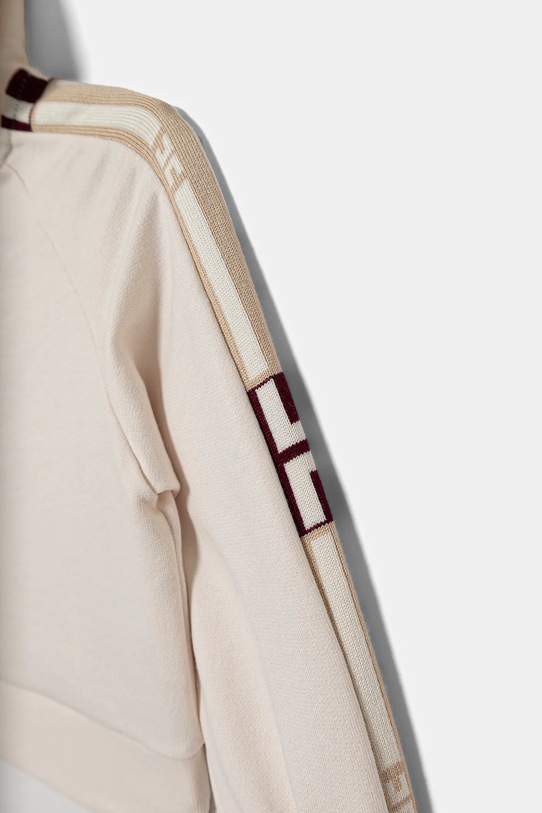 Dziewczynka Elisabetta Franchi bluza z domieszką wełny dziecięca EGFE057.0.FF002 beżowy