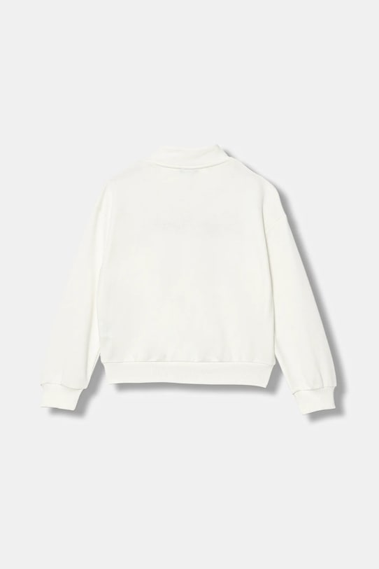 United Colors of Benetton felpa in cotone bambino/a 3J68C505D.G.seasonal bianco AW25