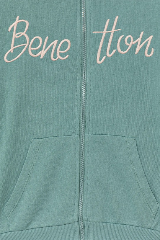 Dziewczynka United Colors of Benetton bluza bawełniana dziecięca 3J68C505D.G.seasonal turkusowy