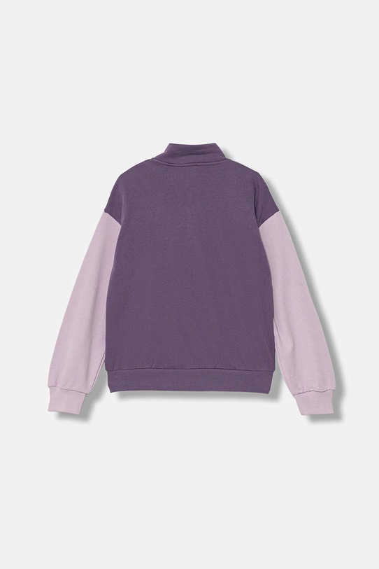 United Colors of Benetton bluza bawełniana dziecięca 3J68C505D.G.seasonal fioletowy AW25