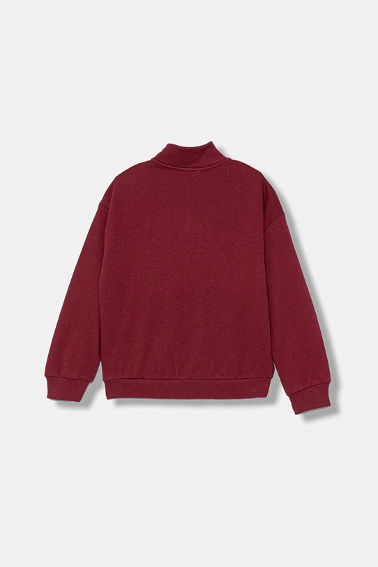 United Colors of Benetton bluza bawełniana dziecięca 3J68C505D.G.seasonal bordowy AW25