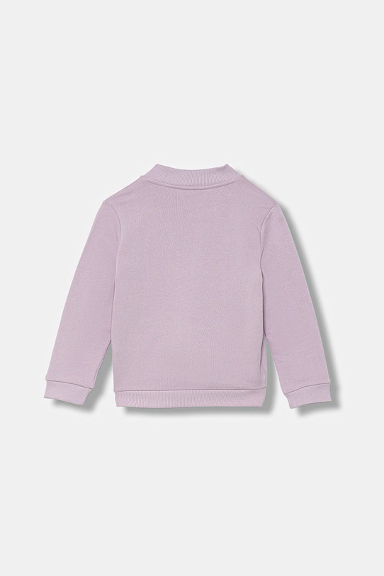 Dětská bavlněná mikina United Colors of Benetton 3J70G503U.P.seasonal fialová AW25