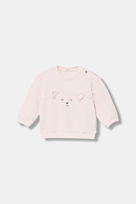 United Colors of Benetton bluză bebe imprimeu roz 3MDSA1061.G.W.seasonal
