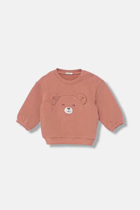 United Colors of Benetton bluza niemowlęca aplikacja pomarańczowy 3MDSA1061.G.W.seasonal