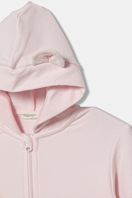 Dziewczynka United Colors of Benetton bluza niemowlęca 3MDSA501M.G.W.seasonal różowy