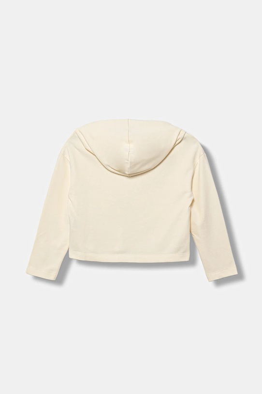 Dětská bavlněná mikina United Colors of Benetton 3NBMC505E.G.seasonal béžová AW25