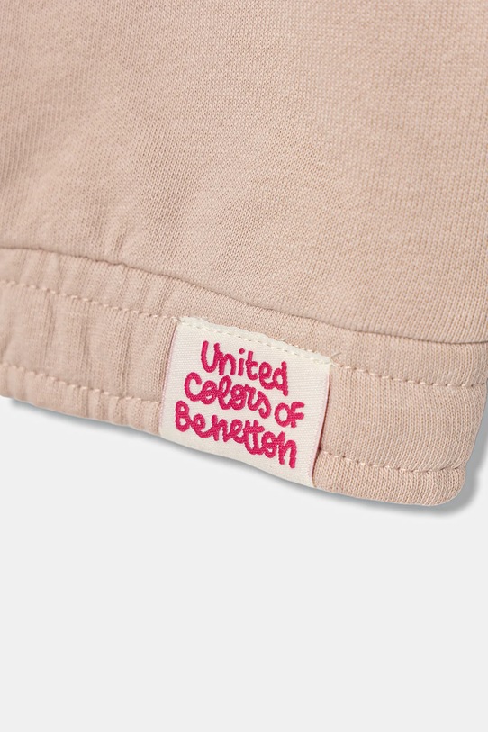 Dziewczynka United Colors of Benetton bluza bawełniana dziecięca 3NBMG10K2.P.seasonal różowy
