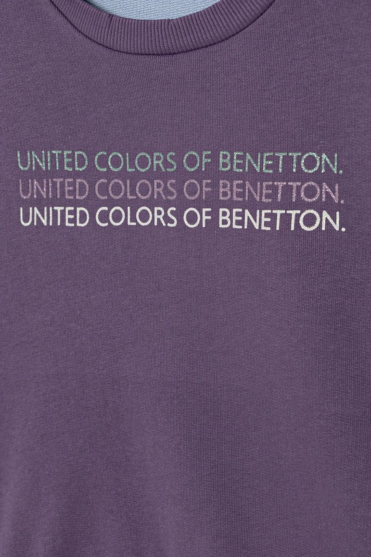 BIMBA United Colors of Benetton felpa in cotone bambino/a 3J68C10Q0.G.seasonal violetto